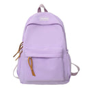 Axyaa Waterproof Nylon Teen Backpack, Black Fashion Schoolbag for Girls and Women.