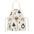 Axyaa Cute Bunny Carrot Apron with Daisies for Home Cooking and Baking
