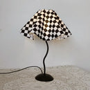 Axya Vintage Wiggle Lamp with Petal Shade and Metal Base, E14/E27 Bulb Options