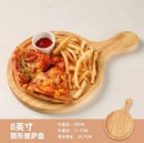 Axyaa Oak Pizza Tray, Steak Board, Sushi Plate, French Fries Chicken Bread Plate