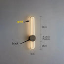 Axyaa Nordic LED Wall Lamp for Bedroom Living Room Foyer Dining Minimalist Modern