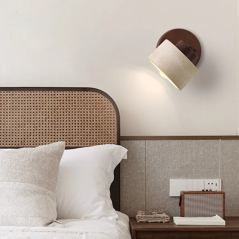 Axyaa Nordic LED Wall Lights Up Down Yellow Stone Living Room Bedroom Lamp