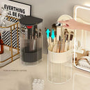 Axyaa Dustproof Makeup Brush Holder with Lid: Vanity Cosmetics Organizer