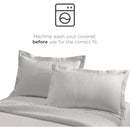 Axyaa Cotton Blend King Size Coverlet | Lightweight & Breathable Bedspread with Unique Wash-Activated Ripple