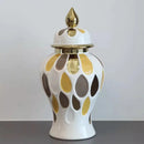 Axyaa Light Luxury Ceramic Vase for Home Decor, Living Room, TV Cabinet, Foyer
