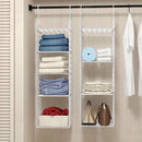 Axyaa Hanging Wardrobe Organizer Cabinets Hanger System for Clothes Storage & Handbags