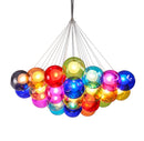 Axyaa Glass Ball Bubble Chandelier for Home LED Lighting Decor