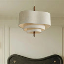 Axyaa Multilayer Fabric Chandelier Pendant Light for Kitchen Living Room