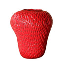 Axyaa Cartoon Strawberry Vase Flowerpot Girl Kids Room Decor Ceramic Home Accessories