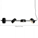Axyaa Modern Rotatable Designer Chandelier Pendant Light for Dining Room and Island Desk