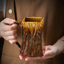 Axyaa Retro Ceramic Coffee Mug, Large Capacity Water Cup, for Home and Decor