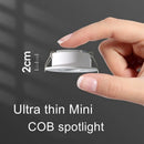 Axyaa 10 Pcs 5W Dimmable Aluminum LED Ceiling Downlight COB Spot Light