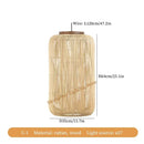 Axyaa Japanese Rattan Weaving Pendant Chandelier for Wabi Sabi Living Room