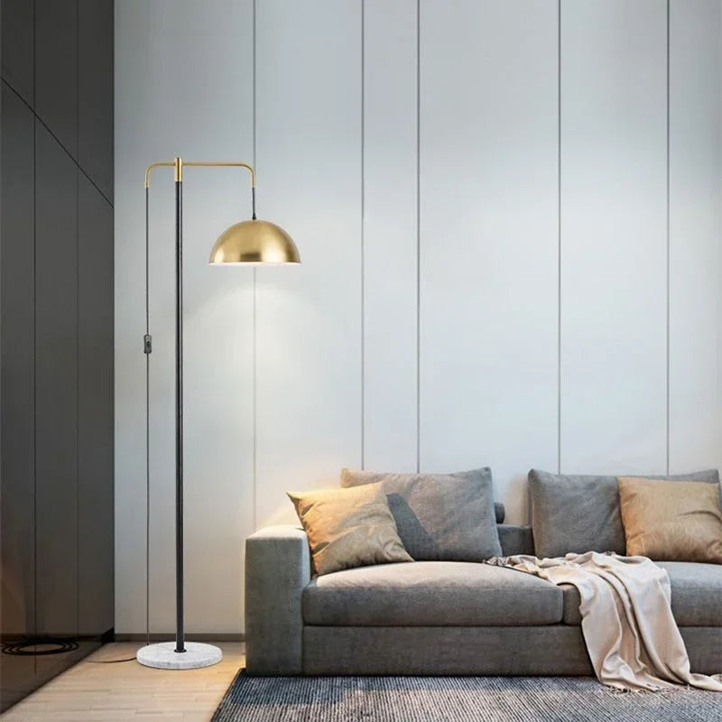 Axyaa Nordic Modern Floor Lamp for Living Room Bedroom LED Light