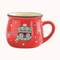 Axyaa Kids Ceramic Milk Coffee Cup with Handle - Heat Resistant Breakfast Mug