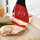 Axyaa Silicone 3-in-1 Frying Shovel & Steak Clip - Non-Stick & High-Temperature Resistant