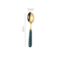 Axyaa Stainless Steel Ceramic Handle Cutlery Set