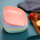 Axyaa Wheat Straw Square Dinner Plate | Nordic Style Fruit Tray | Household Food Dish