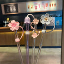 Axyaa Silicone Cherry Straw Cover Cap for 8mm Straws: Kawaii Tumbler Decoration