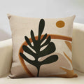 Axyaa Geometric Cushion Cover 45x45cm Linen Pillowcase for Home Bedroom Sofa