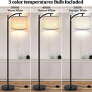 Axyaa LED Floor Lamp with Dimmable 3 Color Options and Modern Design