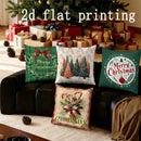 Axyaa Christmas Themed Decorative Cushion Cover for Sofa, Bedroom & Car