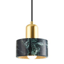 Axyaa Terrazzo Marble Chandelier LED Pendant Lamp for Bedroom & Living Room