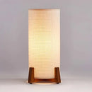 Axyaa Retro Fabric & Wood Floor Lamp - Ideal for Living Room, Study, Bedroom