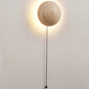 Axyaa Limestone Wall Lamp: Nordic Retro LED Lighting for Bedroom and Corridor