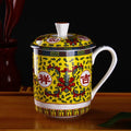 Axyaa Dragon Bone  Tea Cup - Chinoiserie Style - Chinese Tradition - Tea Ceremony Mug