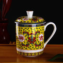 Axyaa Dragon Bone  Tea Cup - Chinoiserie Style - Chinese Tradition - Tea Ceremony Mug