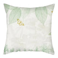 Axyaa Peacock Feather Polyester Cushion Covers - Leaf Printed Decorative Pillow Cases