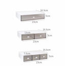 Axyaa Acrylic Pen Holder & Desk Organizer with Drawers - Transparent Makeup Storage Box