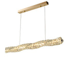 Axyaa Post-Modern Crystal Chandelier for Dining Room Table, Italian Designer Bar Lamp