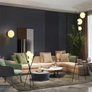 Axyaa Nordic Designer Moon Standing LED Floor Lamp for Modern Minimalist Home Decoration