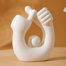 Ceramic Vase Sculpture for Axyaa Living Room Decor