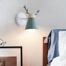 Axya LED Antlers Wall Lamp Colorful Wooden Nordic Vintage Loft Modern Lights
