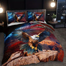 Axyaa Majestic Eagle Duvet Cover Bedding Set with 2 Pillowcases