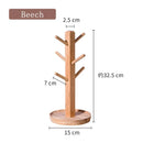 Axyaa Solid Wood Cup Holder & Organizer for Home, Office Desk & Kitchen