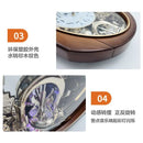 Axya Music Chimes Wall Clock: European Modern Home Decor, Silent Bedroom Living Room Watch