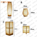 Axyaa Zen Bamboo Art Bedside Lamp for Bedroom and Living Room Zen Decor
