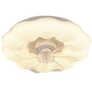 Axyaa Modern Minimalist Fan Lights: Cream Wind Intelligent Ceiling Lighting