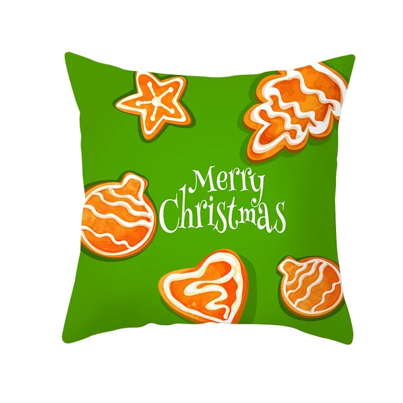 Axyaa Christmas Tree Print Pillow Case - 45x45cm
