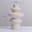 Axyaa Ceramic Spiral Vase | Modern Home Decor Living Room Decoration