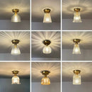 Axyaa Modern Glass Shade Ceiling Lights with E27 Holder