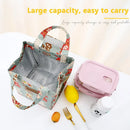 Axyaa Multicolor Waterproof Hand Pack Thermal Lunch Bag for Women