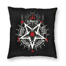 Axyaa Hail Satan Pattern Sofa Cushion Cover Pillowcase Home Decoration Party Car Bedding