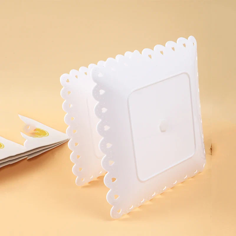 Axyaa 3-Layer Fruit Tray for Party Desserts, Snacks, and Fruits