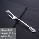Axyaa Stainless Steel Cutlery Set - Luxury Western Tableware Collection