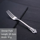 Axyaa Western Stainless Steel Cutlery Set - Luxury Tableware Dinnerware
